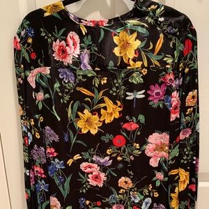 ❤️ H&M COLLECTION SATIN FLORAL DRESS…LOOSE FIT